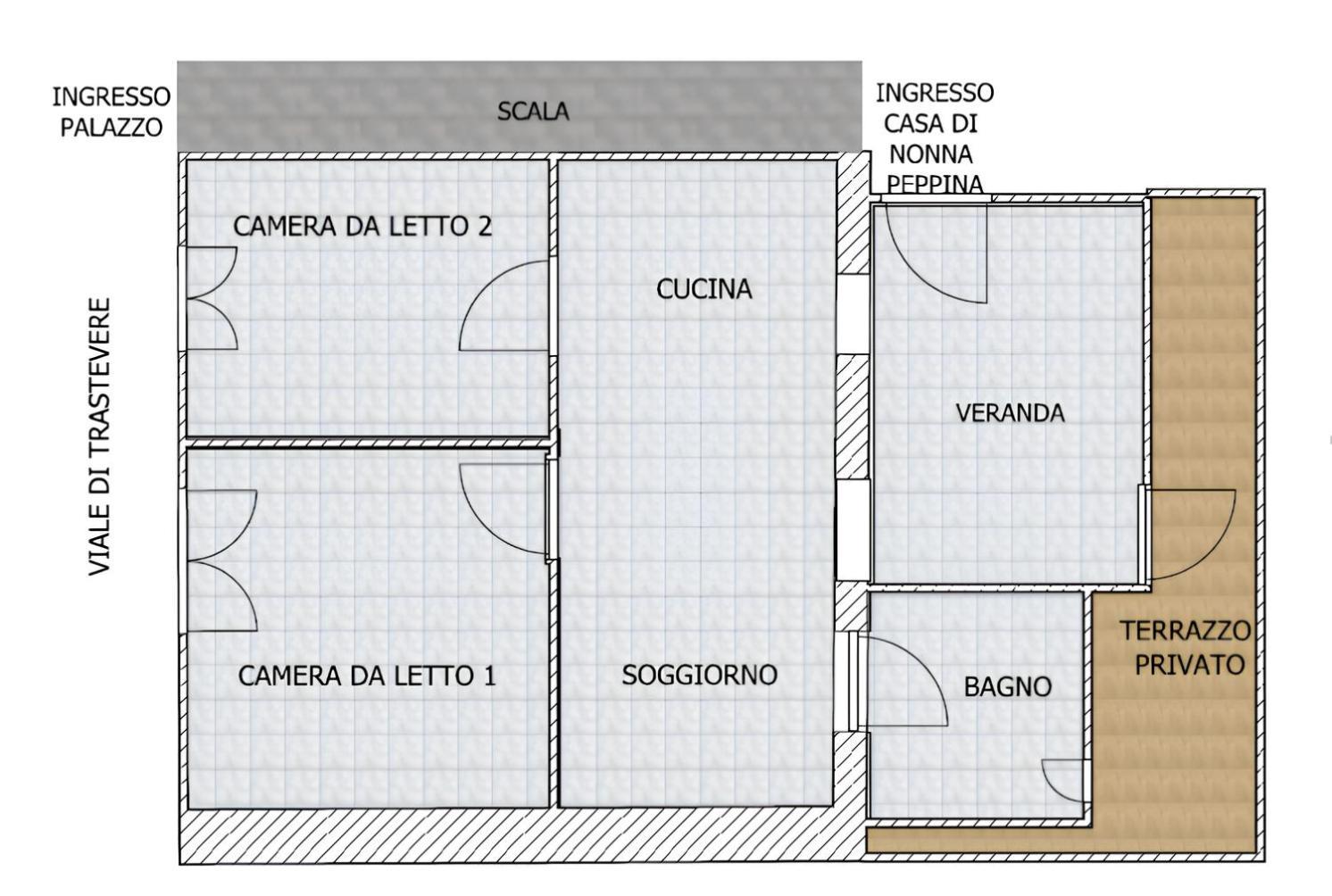 La Casa Di Nonna Peppina A Trastevere Rom Eksteriør billede